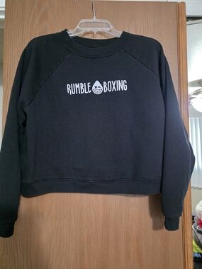 Rumble Boxing Black Crewneck Sweatshirt